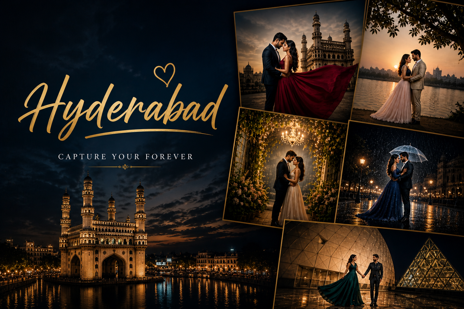 Top 10 Best Pre-Wedding Photoshoot Studios in Hyderabad