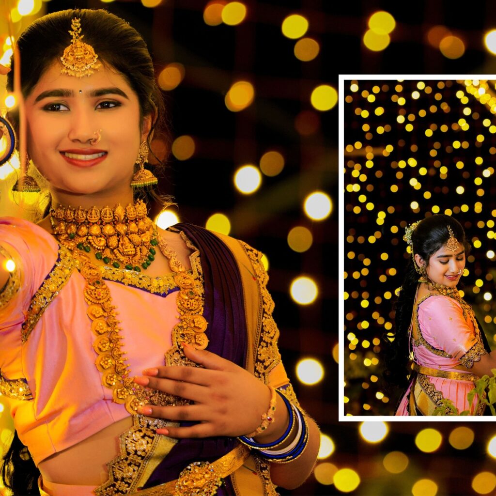 Nidhi and Nihaan performing to their exclusive family song sung by Geetha Madhuri during their pre-shoot.