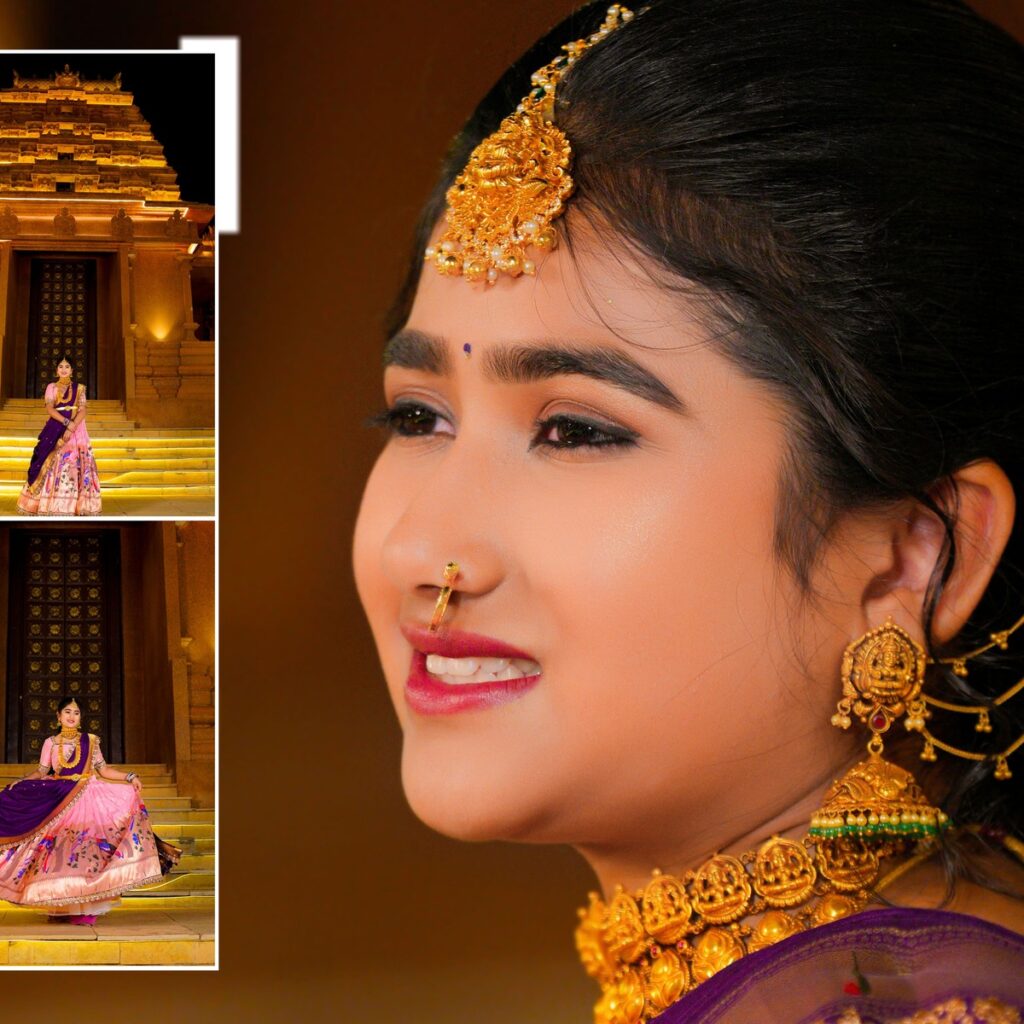 Nidhi and Nihaan performing to their exclusive family song sung by Geetha Madhuri during their pre-shoot.
