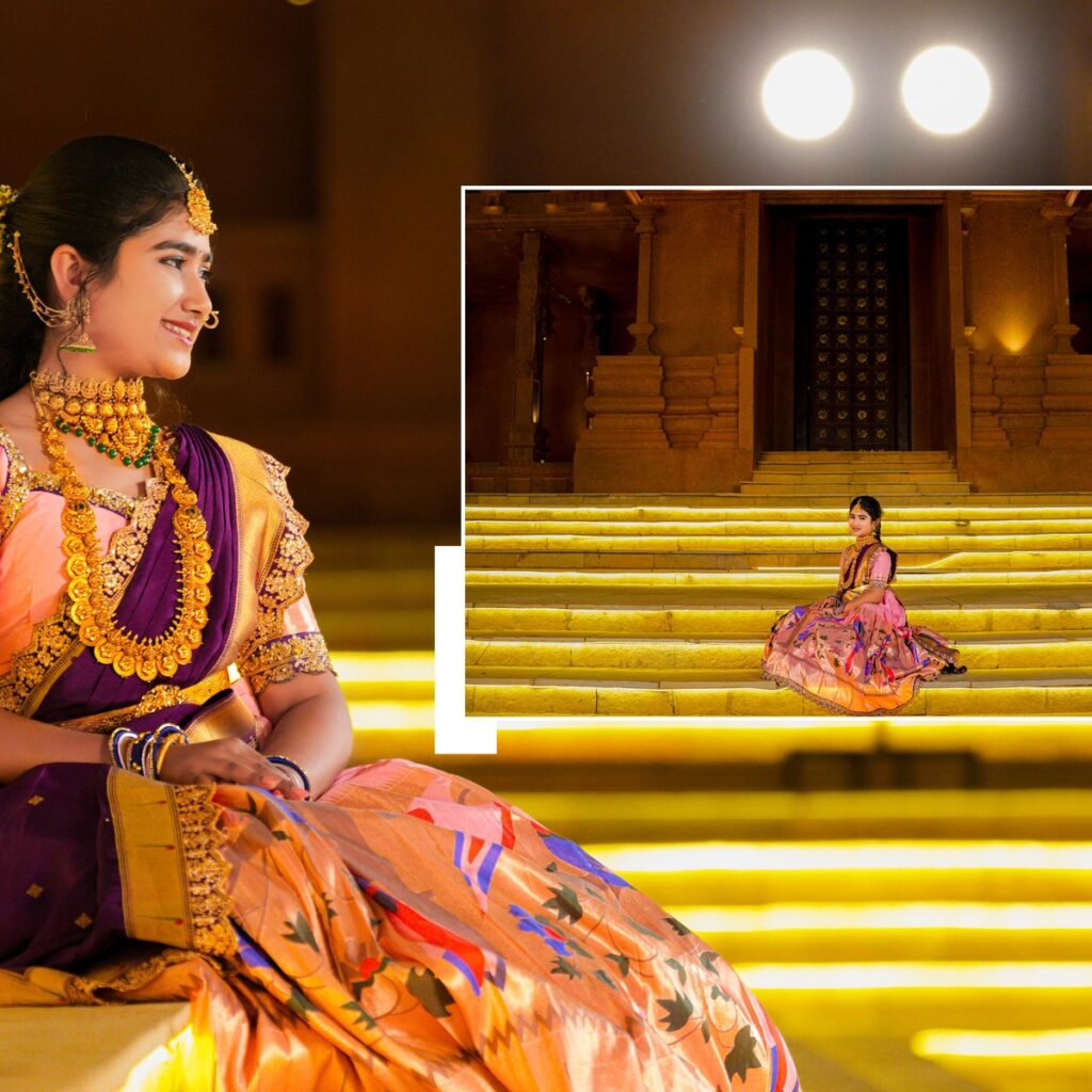 Nidhi and Nihaan performing to their exclusive family song sung by Geetha Madhuri during their pre-shoot.