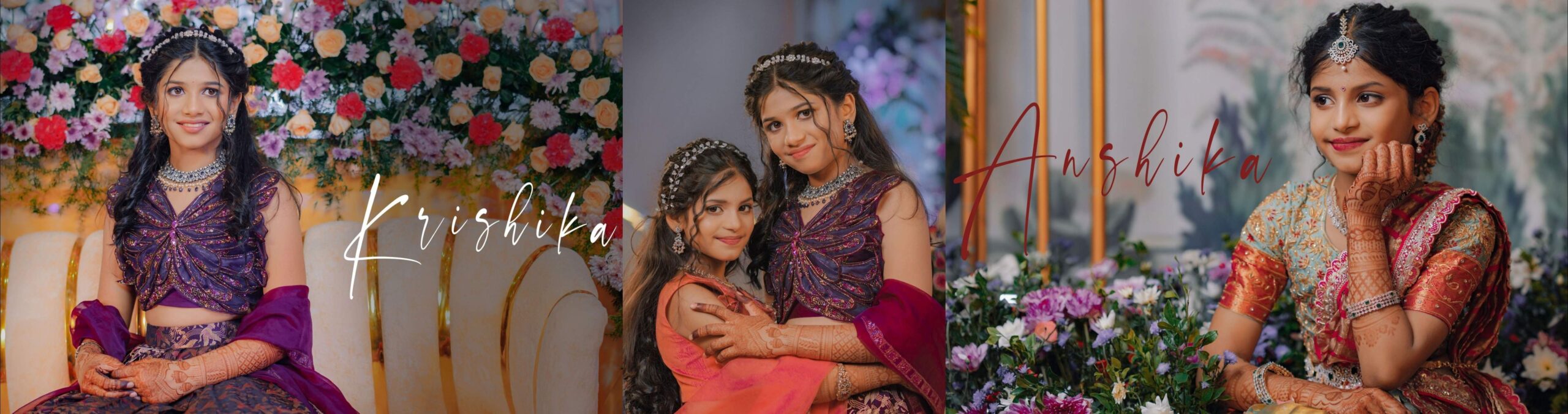 A Tale of Two Sisters — Krishika & Anshika Half Saree Ceremony Captured by PixelMatrix