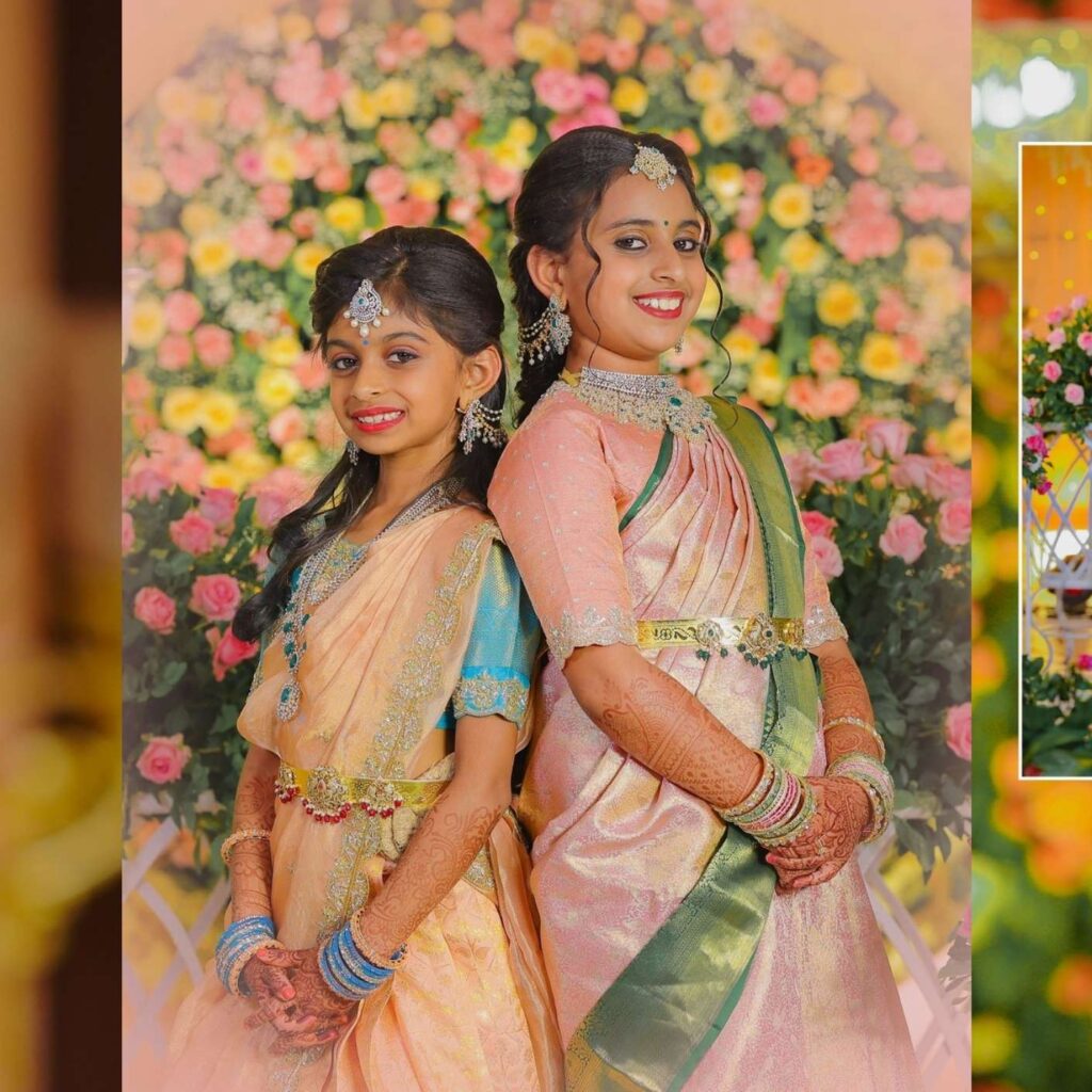 Manasvini’s Half Saree Ceremony: Capturing Joy, Tradition, and Candid Moments