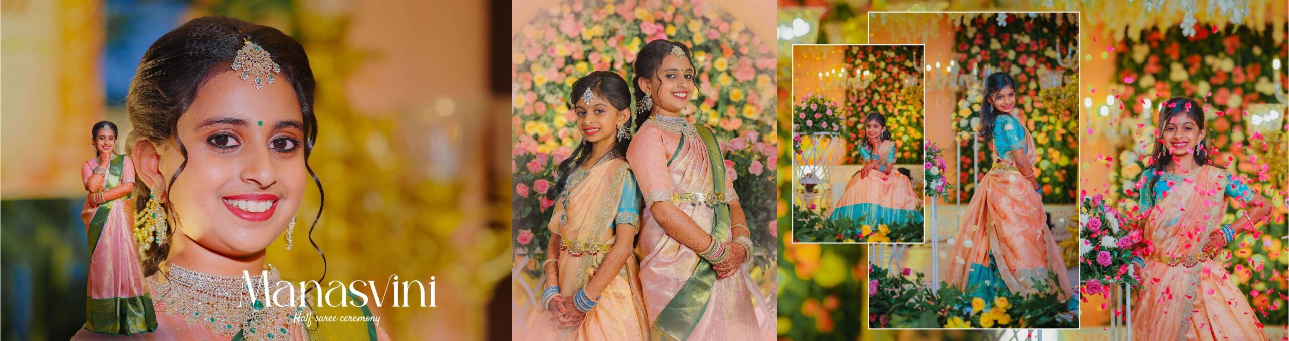 Manasvini’s Half Saree Ceremony: Capturing Joy, Tradition, and Candid Moments