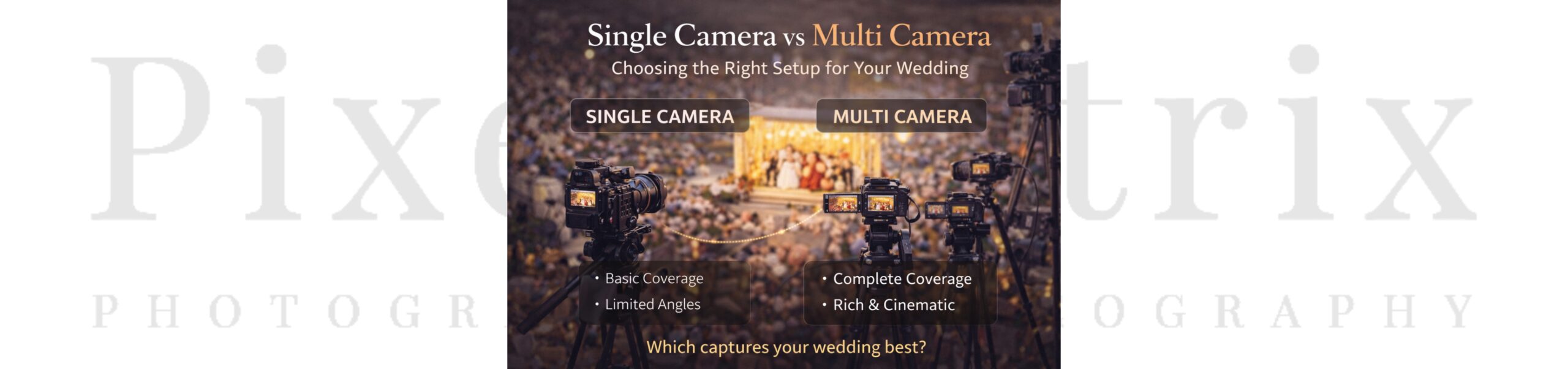 Multi Camera vs Single Camera Coverage: Choosing the Right Setup for Your Wedding