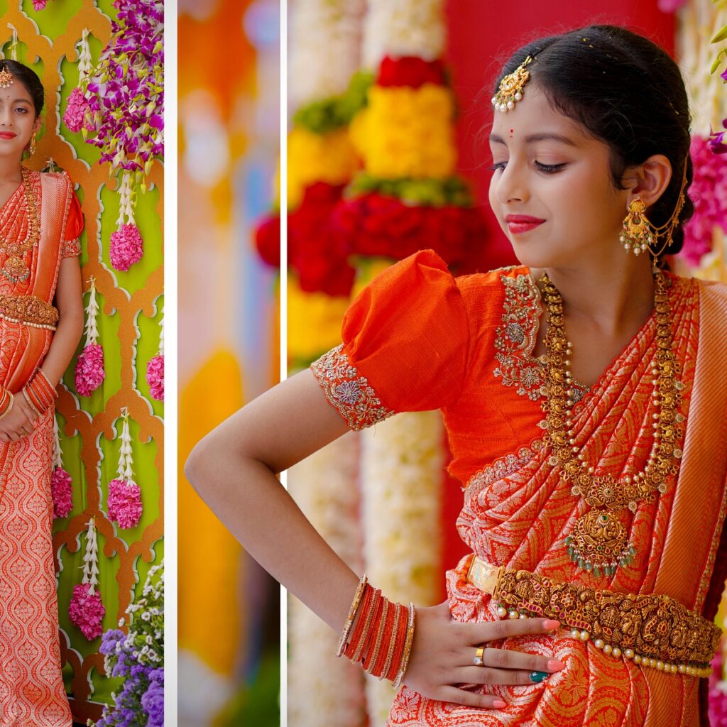 Half Saree Function Photography – Capturing Tradition with Modern Elegance