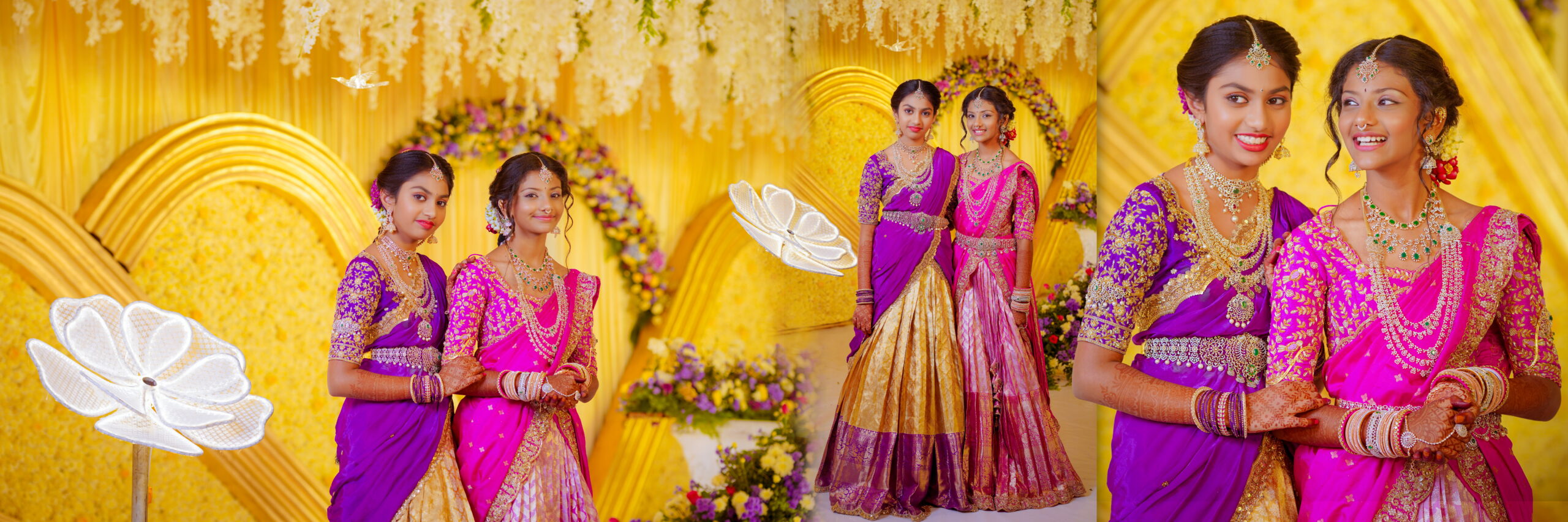 Aashvi & Aashitha’s Half Saree Ceremony – A Beautiful Celebration of Togetherness