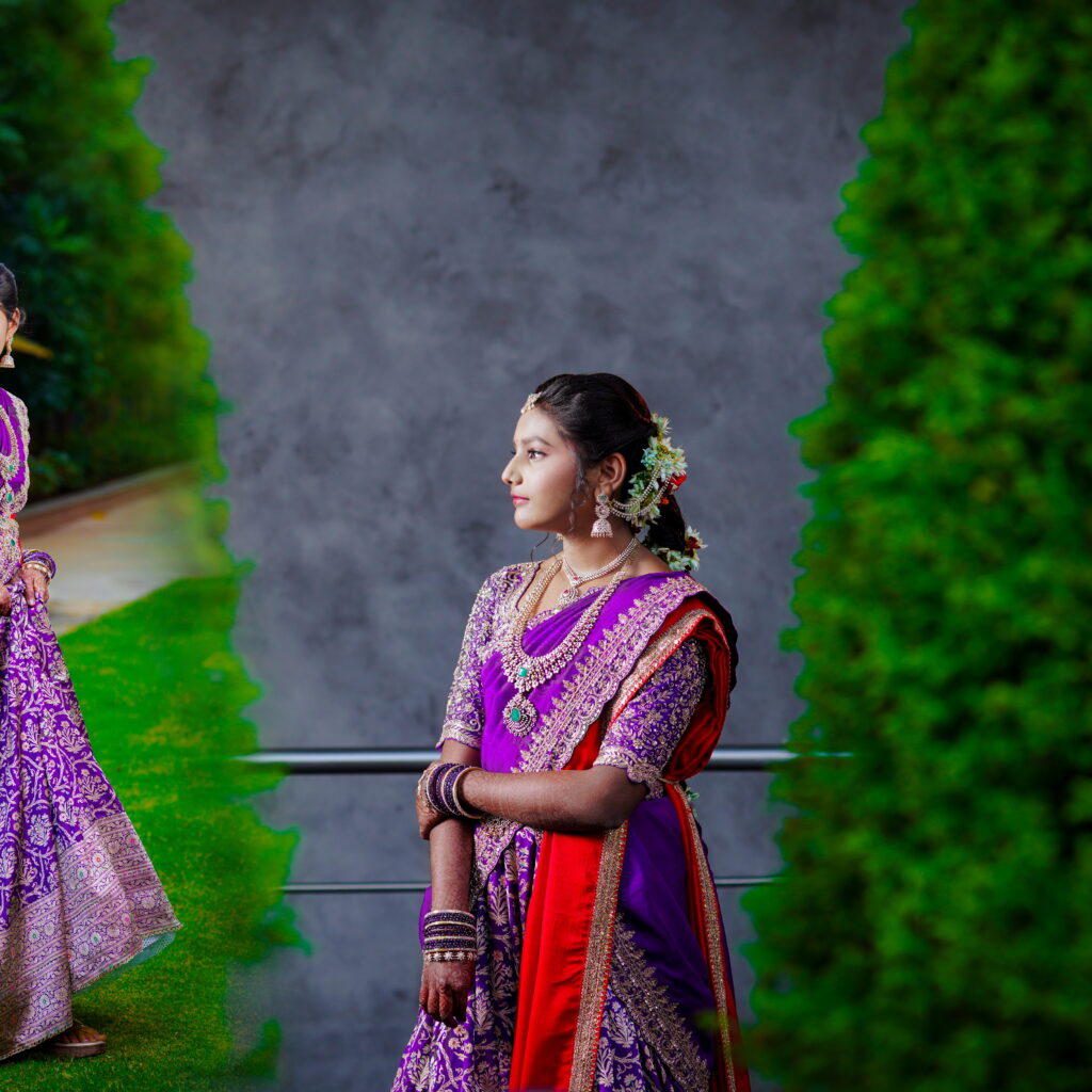 Harshika Saree Ceremony Photography by PixelMatrix Photography – Best Half Saree Photography in Hyderabad