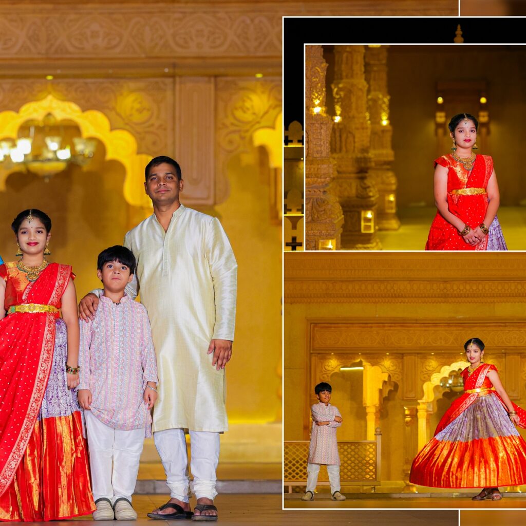 Aadhya & Shreyan Reddy Half Saree & Dhoti Ceremony Photography in L.B. Nagar, Hyderabad