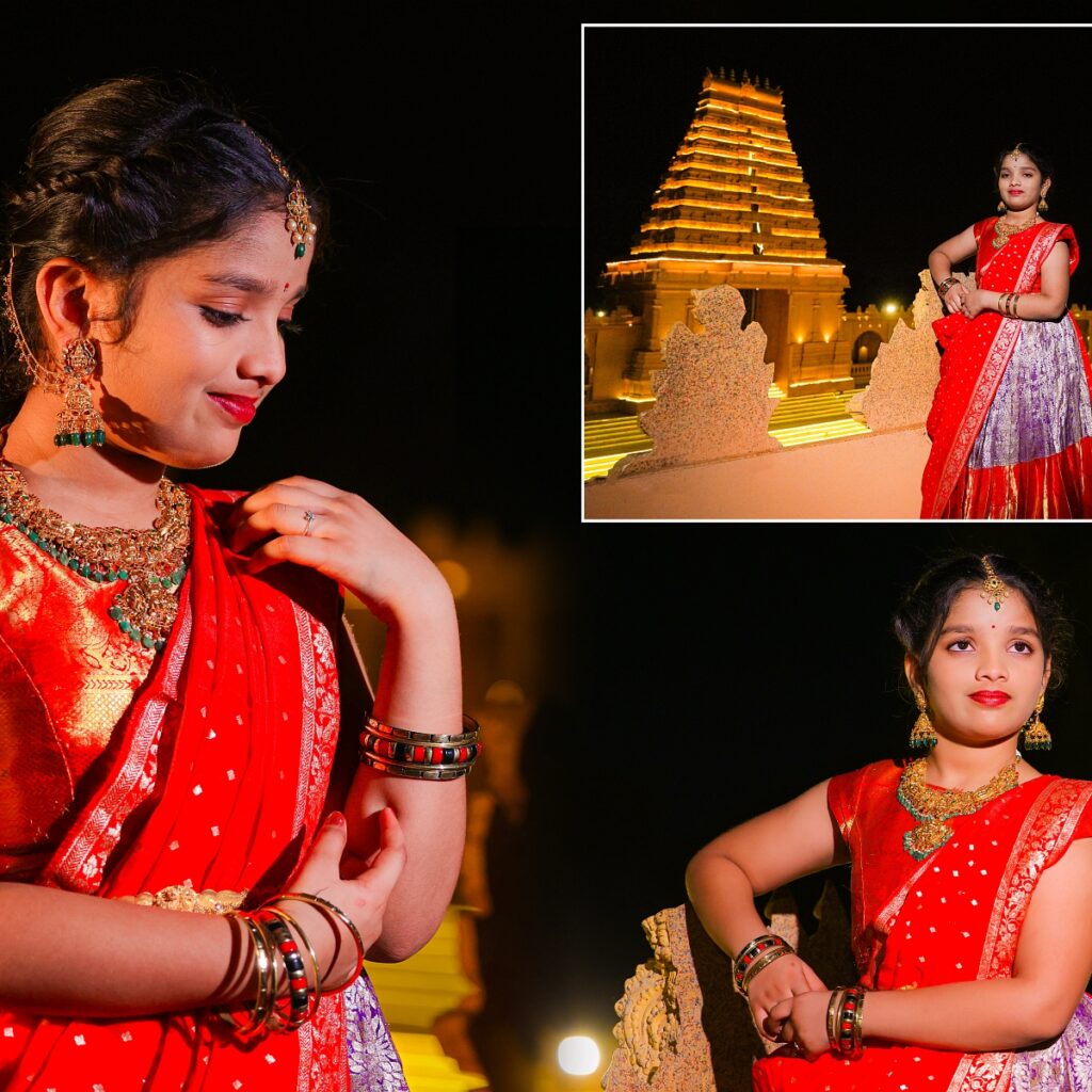 Aadhya & Shreyan Reddy Half Saree & Dhoti Ceremony Photography in L.B. Nagar, Hyderabad