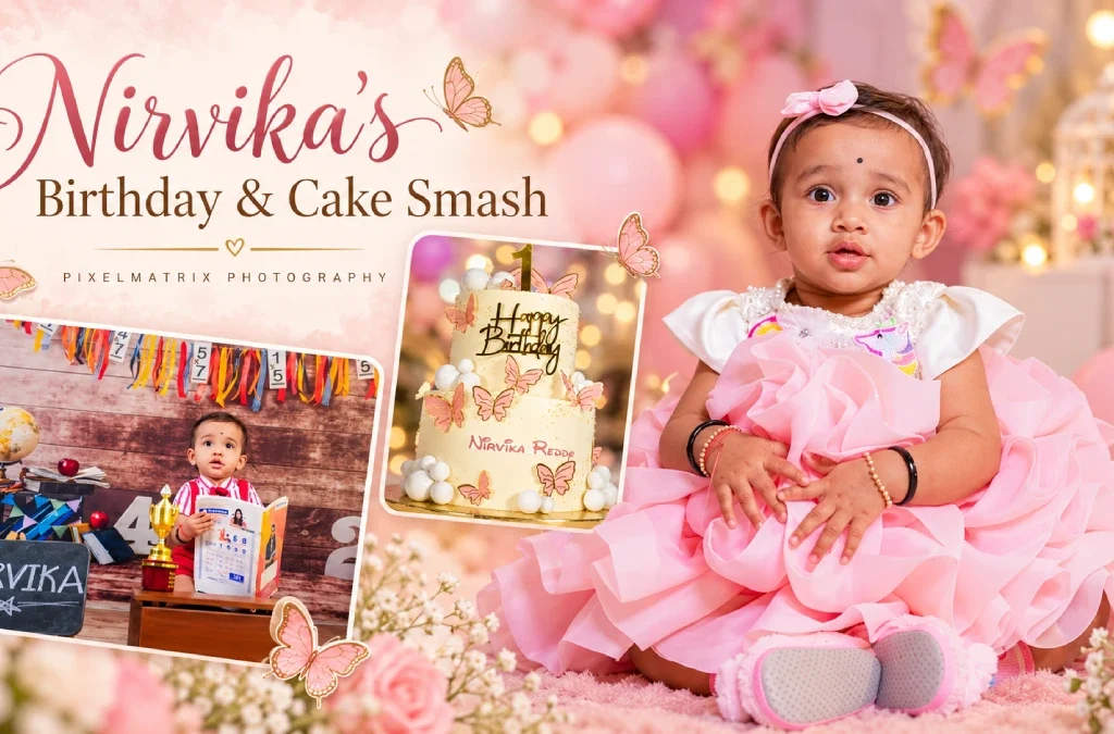 Nirvika’s Birthday & Cake Smash – A Little Cake, A Lot of Love