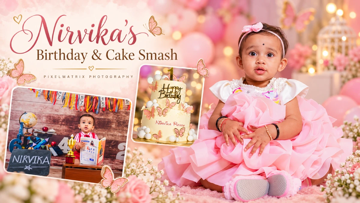 Nirvika’s Birthday & Cake Smash – A Little Cake, A Lot of Love