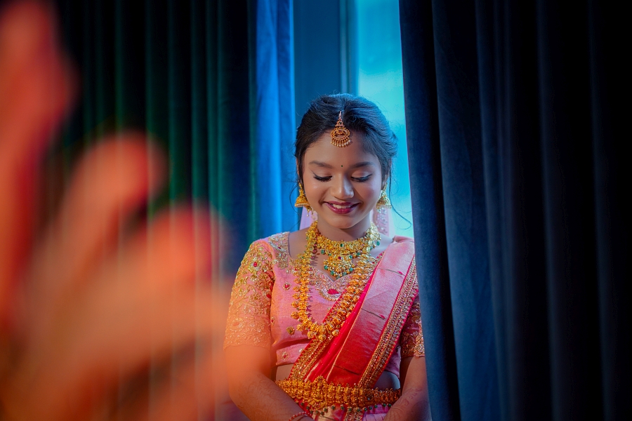 Bhavishya’s Half Saree Ceremony – A Beautiful Journey from Pre-Shoot to Celebration