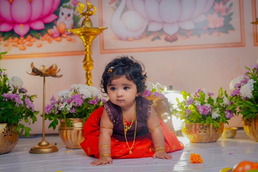 Thanvika Reddy’s Annaprasana Ceremony – A Beautiful Tradition of First Choices